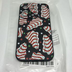 iPhone 14 Pro Phone Case Christmas Tree Snack Cake